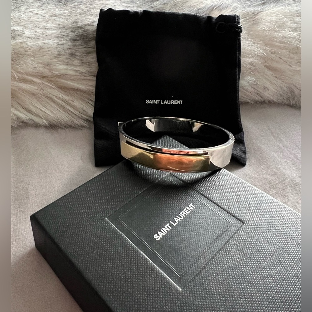 Saint Laurent Sterling Silver Bracelet